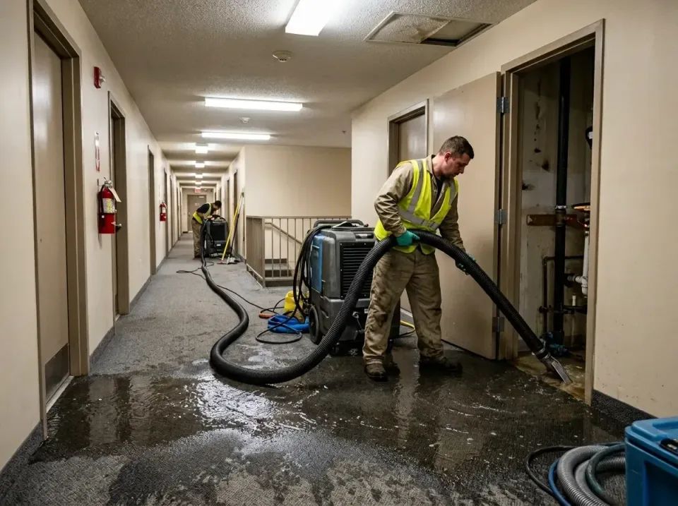 multi-unit-apartment-hallway-f-005 — frequently asked questions, Emergency Burst Pipe Water Extraction & Removal in Fairfiel…